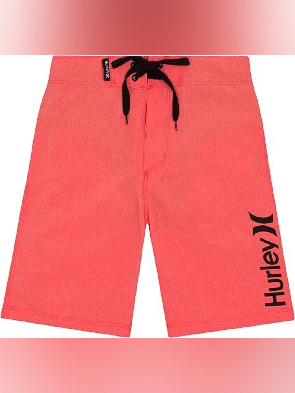 Boys Hurley Boardshorts Swim Trunks Bright Crimson Heather Size 18 Waist 29 NWT